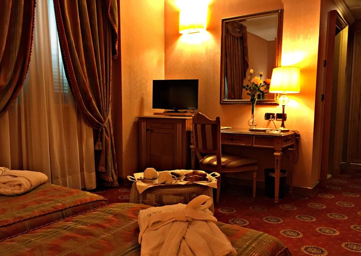 Habitación twin superior Hotel Andreola central Milán Habitación twin superior Hotel Andreola central Milán